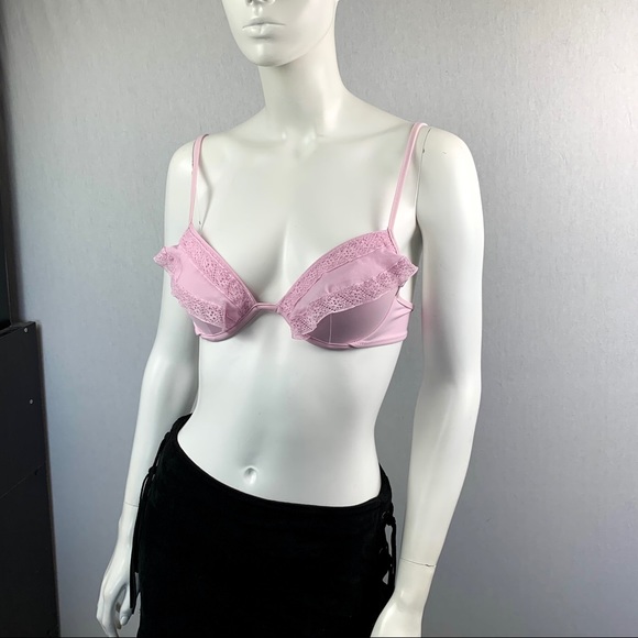 ❗️SOLD❗️Victorias Secret Ruffle Padded Swim Bra Bikini Top - Picture 7 of 13